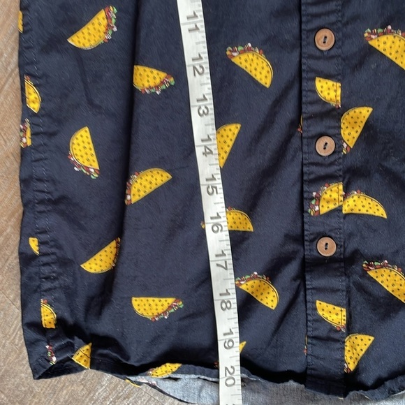 Sunrise Kingdom Navy Taco Button Up Shirt size Small (8) - Picture 15 of 15